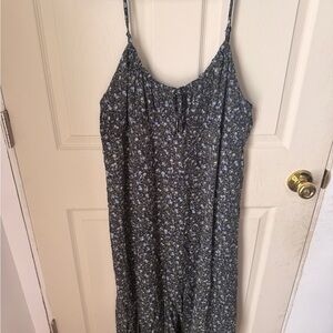 No Boundaries Black Floral Maxi Dress